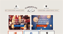 Desktop Screenshot of clambakesetc.net